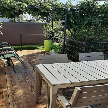In With Terrace Garden Barbecue